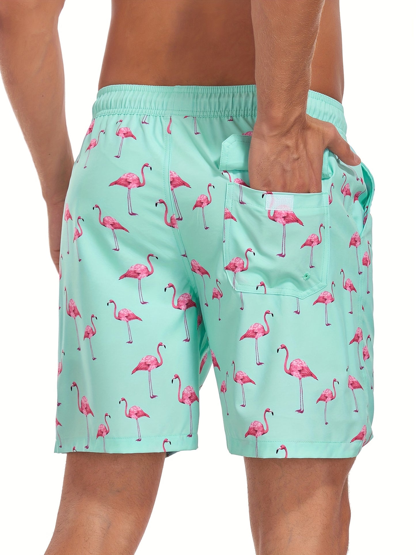 Zwembroek Heren - Zwemshort - Flamingo - Mannen